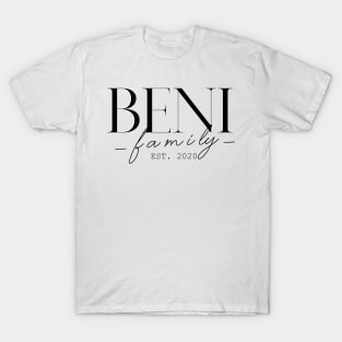 Beni Family EST. 2020, Surname, Beni T-Shirt